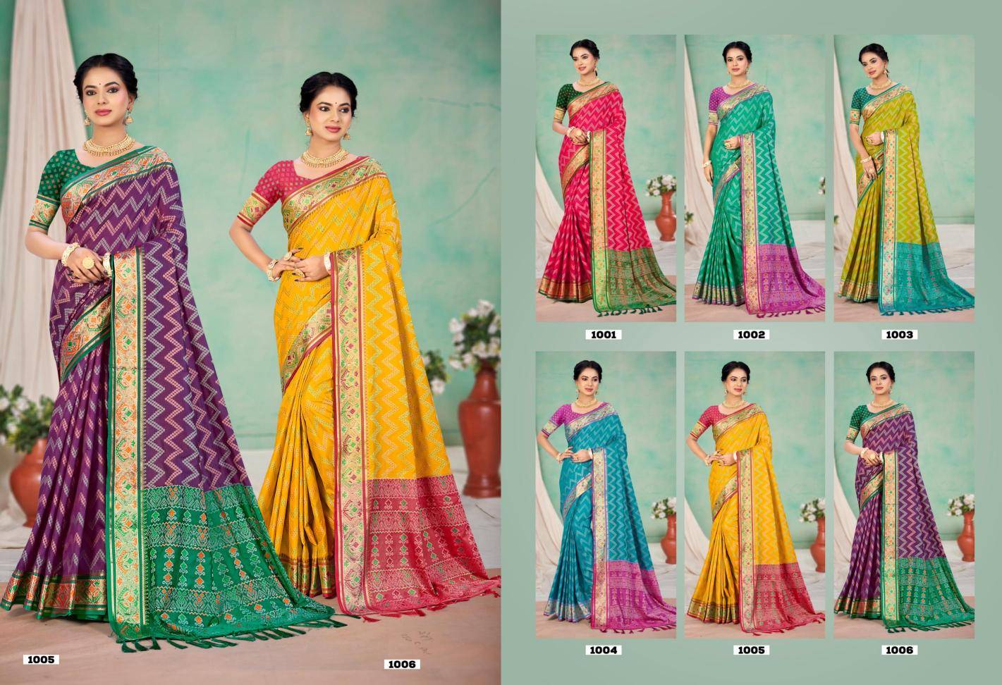 Bunawat - Rajshahi Patola-05 Wholesale saree market in Pune